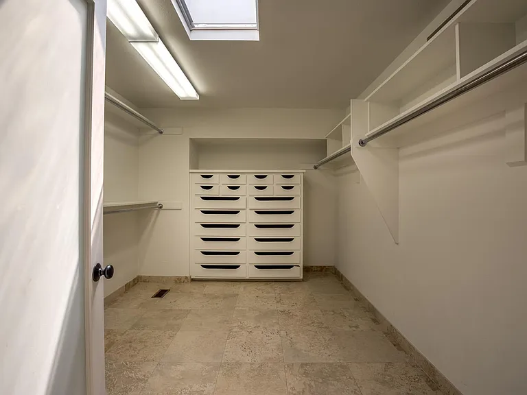 Huge master closet.