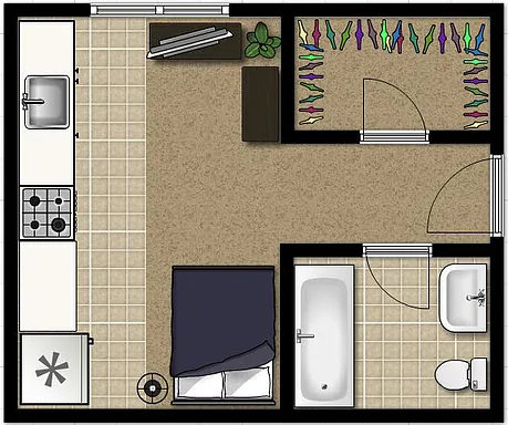 Floor plan 0X1 C