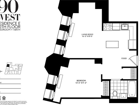 2nd image of 90 West St APT 20E