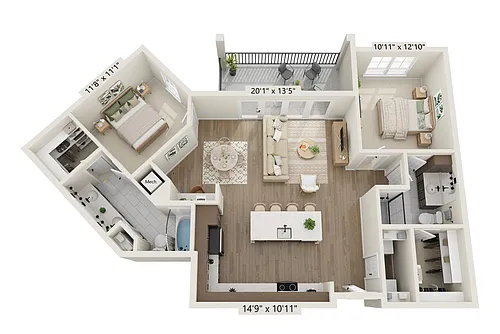 Floor plan B3