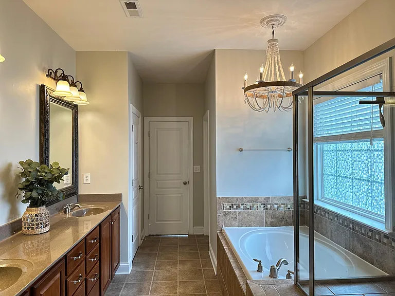 Chandeliers and Bubble Baths!