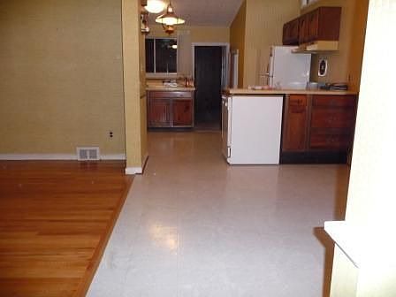 from entryway -kitchen & frontroom to left
