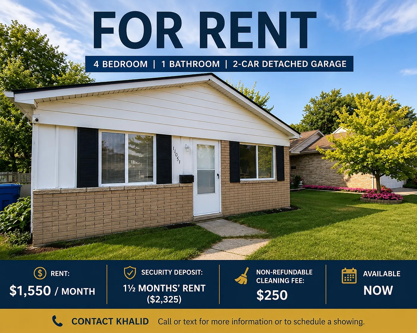 4 bed, 1008 sqft, $1,550 — Photo 1