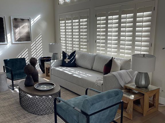 Another view of the living room from the kitchen