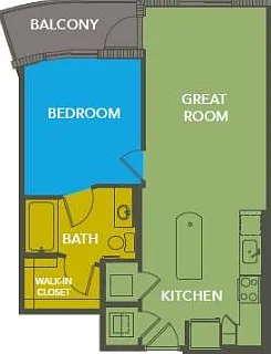 A6: 1bed 1bath A6: 1bed 1bath