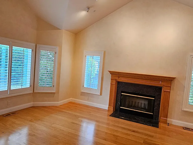 Formal Living Room with High Ceiling