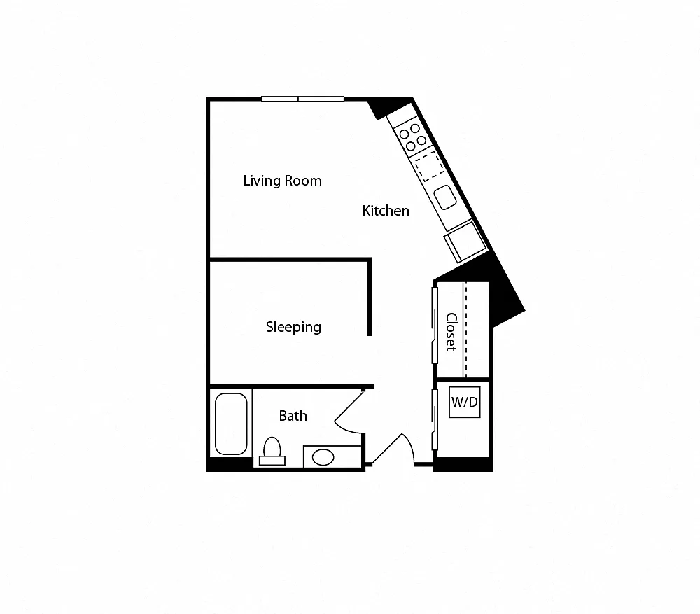 Floor plan Studio