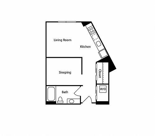 Floor plan Studio