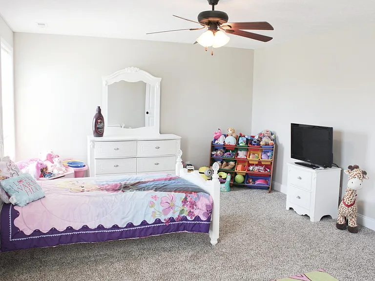 This guest bedroom is bigger than the Master bedroom!