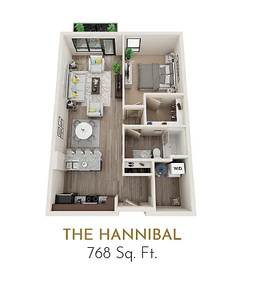 Floor plan The Hannibal