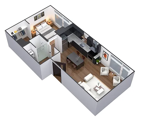 Floor plan Suede
