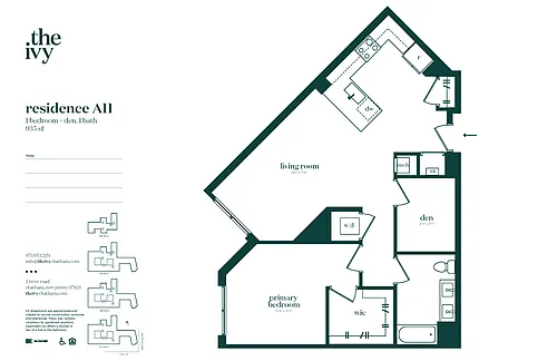 Floor plan Ivy-A11-a