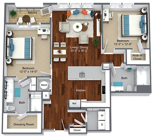Floor plan Solebury