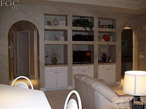Built In Cabinets in the Great Room.