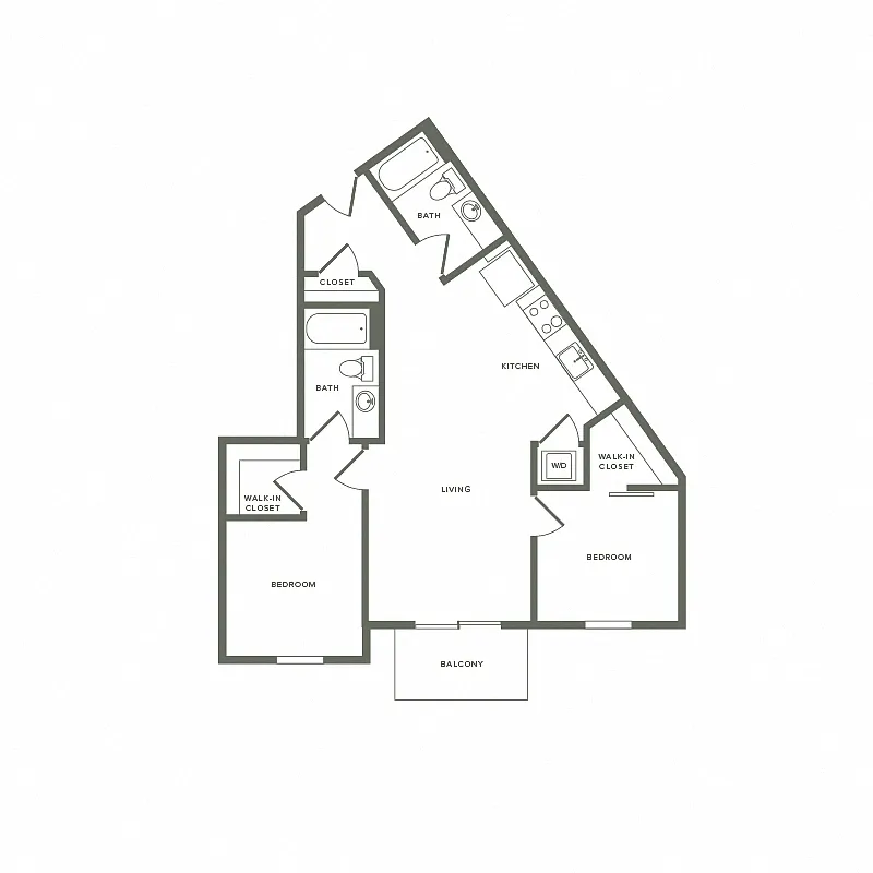 Floor plan Currant - 2x2 B09