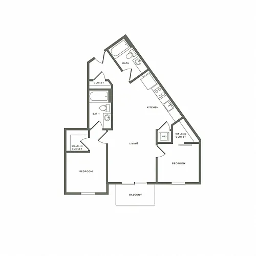 Floor plan Currant - 2x2 B09