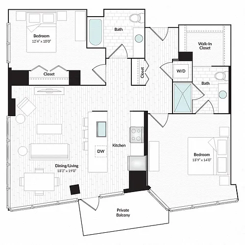 Floor plan Pyramid Peak