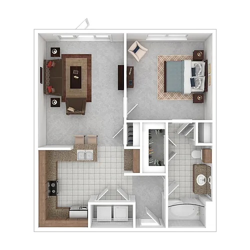 Floor plan A1 Dorian
