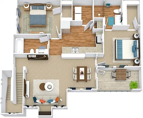 Floor plan The Cambridge