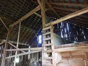Inside of Barn