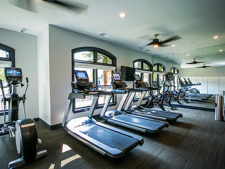 Fitness Center with Peloton Machines