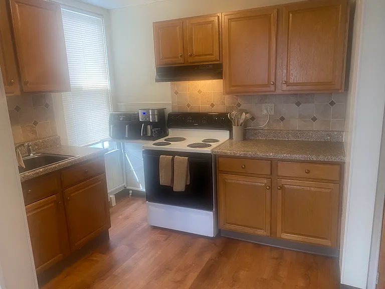 Ample size Kitchen with new flooring