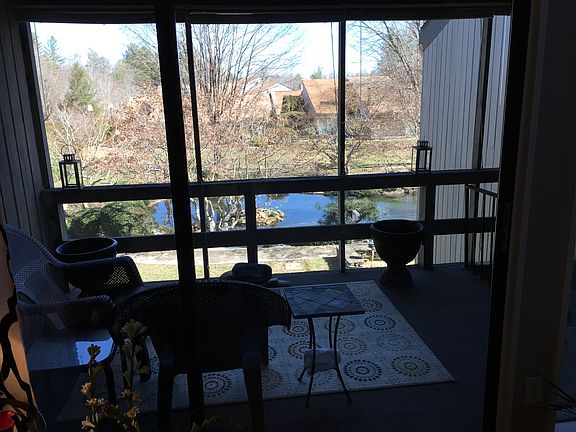 Porch and pond view