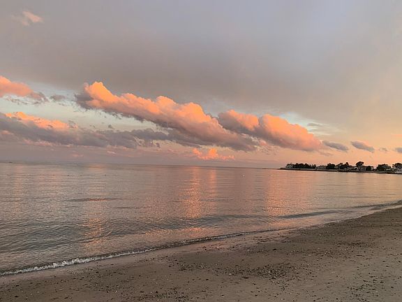 Sunset from Bay view Beach directly across the street.