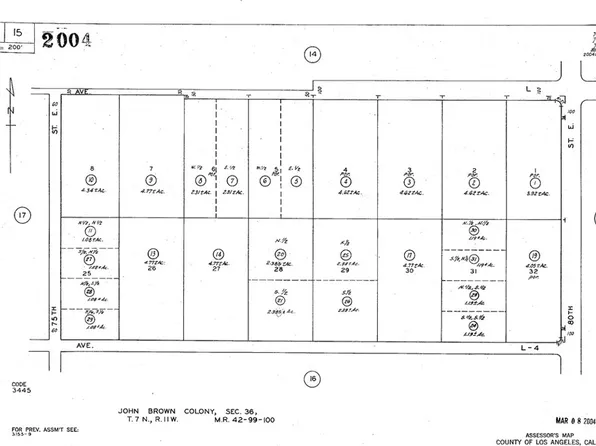 0 E Avenue L Lot 2-31, Lancaster, CA 93536