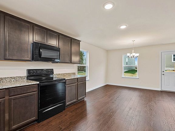 The Old Hickory features a spacious kitchen that comes with all new energy-efficient appliances