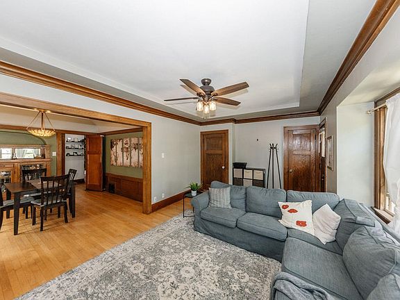 Large dining room right off the living room.