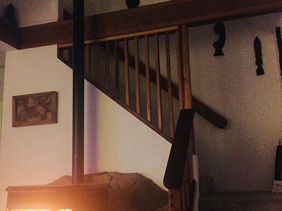 Stairs/living room