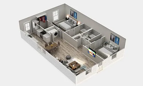 Floor plan The Hickory