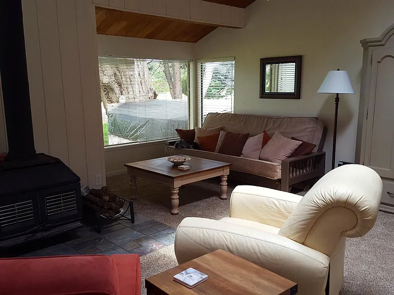 Comfy Chairs and Woodstove