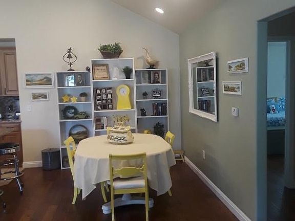 View of dining room.