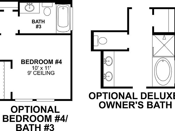 Crossvine First Floor Options