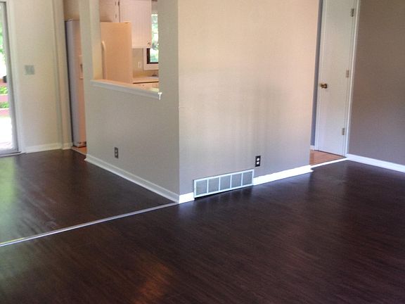 Living/Dining Room open to Kitchen