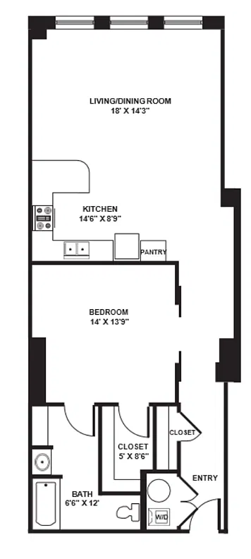 Floor plan 409
