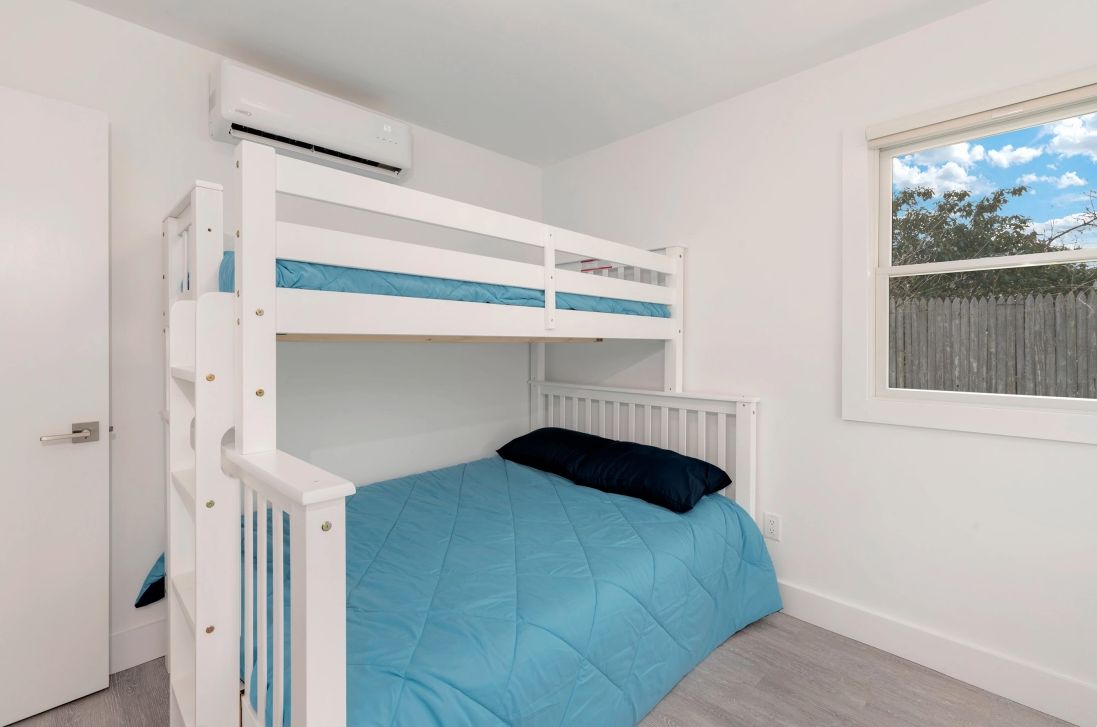  Bedroom with full and bunk bed