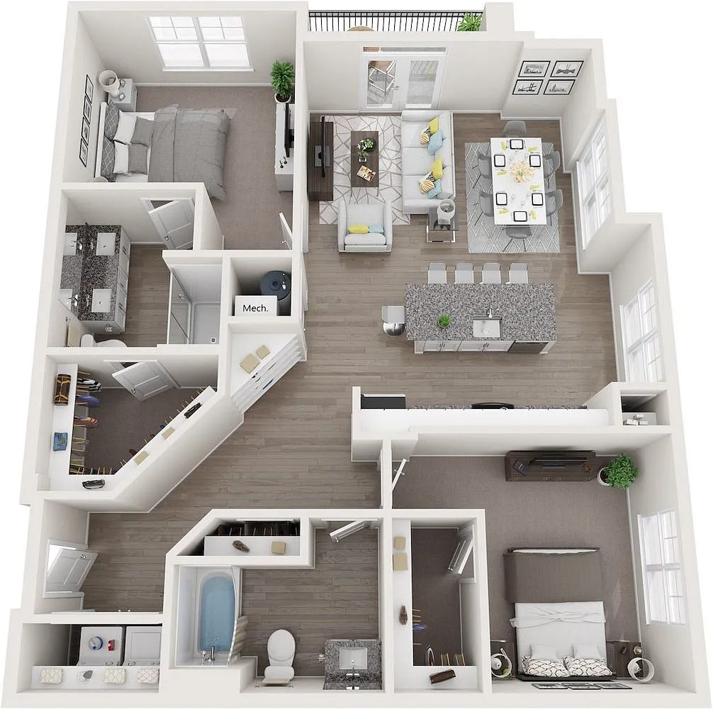Floor plan B3