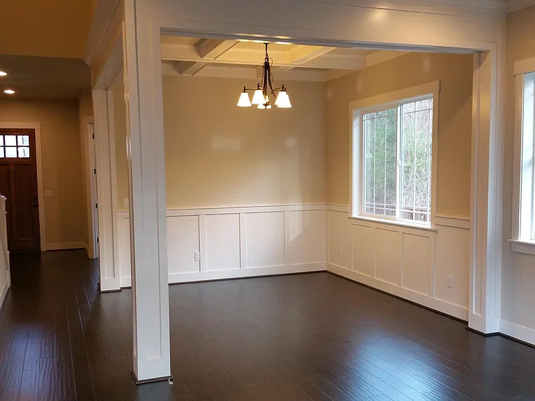 Spacious formal dining area