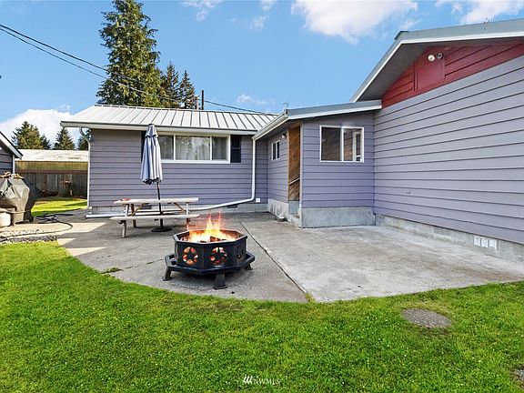 Large back patio is perfect for those BBQs and making smores by the fire!