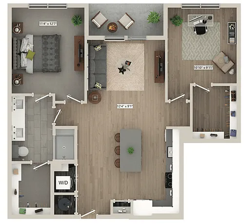 Floor plan A8A