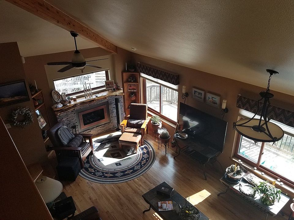 living room from loft