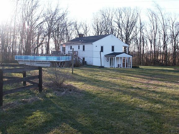 View of house from back yard