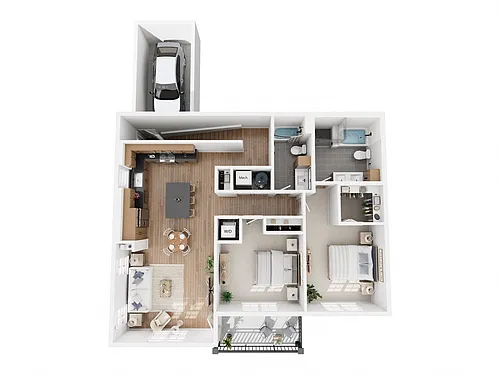 Floor plan Apartment Villa - B1
