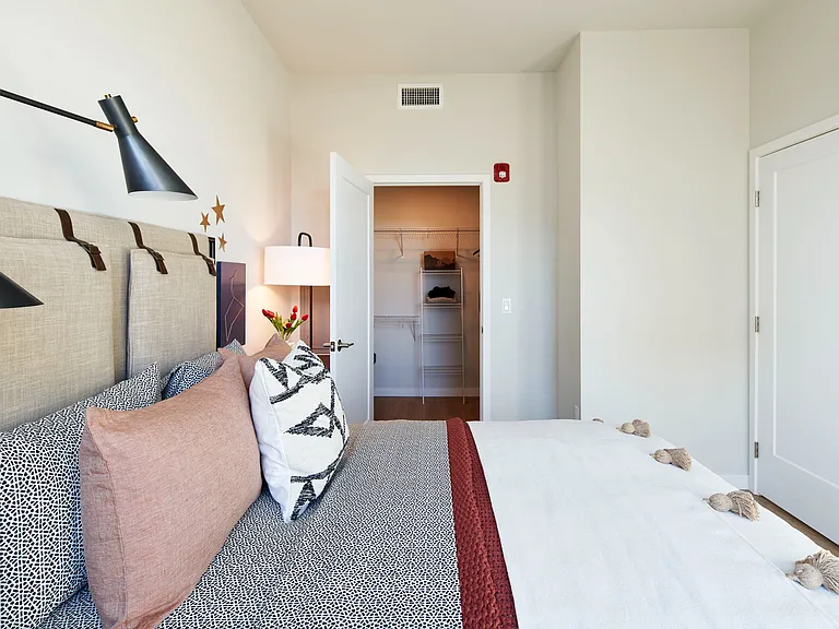 Comforts including large closets