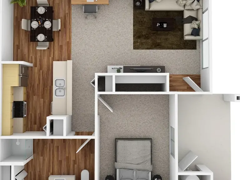 1 Bedroom 1 Bath 712sqft 1 Bedroom 1 Bath 712sqft