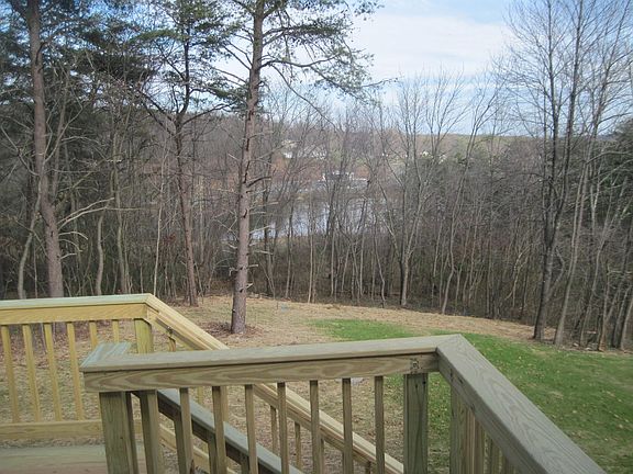 View off deck in winter when you can see Swan Lake