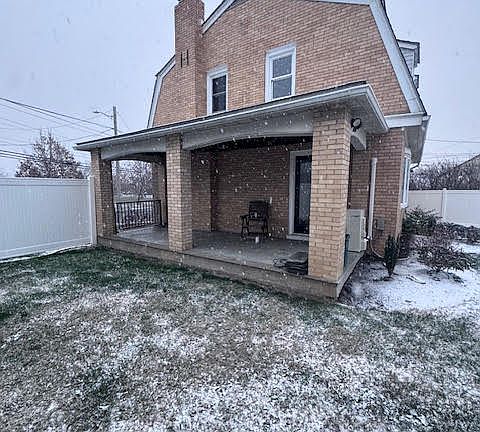 Patio off of dining room.